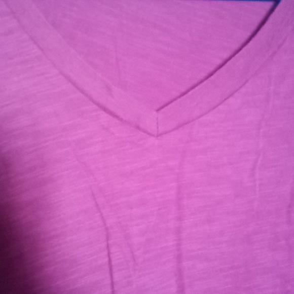 Lady Foot Locker Lg Purple V Neck - Picture 2 of 3
